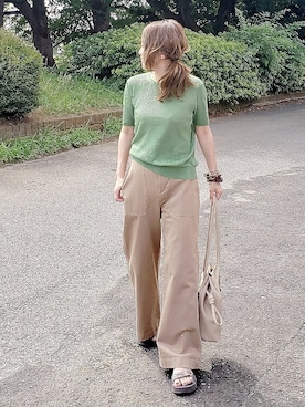 &りっちさん（レディース・154cm）の夏コーディネート