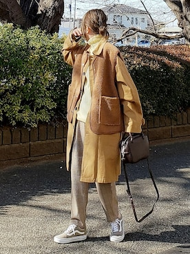 &りっちさん（レディース・154cm）の冬コーディネート