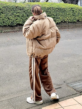 「アイテム（ボディバッグ/ウエストポーチ）」を使った、&りっちさん（レディース・154cm）の秋コーディネート