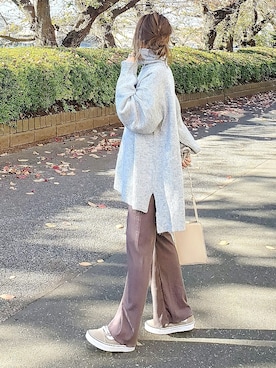 &りっちさん（レディース・154cm）の冬コーディネート