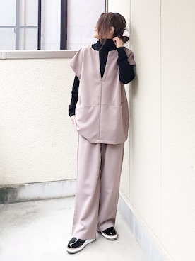 &りっちさん（レディース・154cm）の冬コーディネート