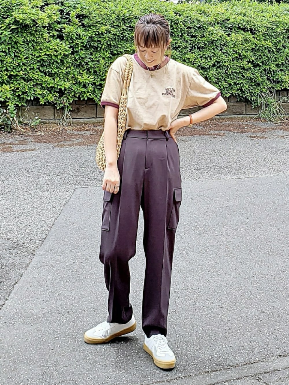 6（ロク）の「＜6(ROKU)＞NYC リンガー Tシャツ（Tシャツ