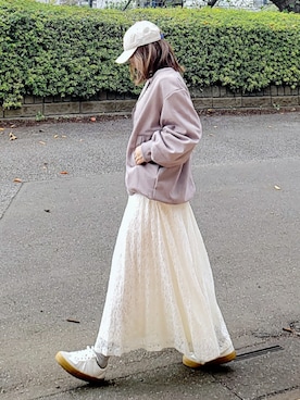 「DHOLIC（ディーホリック）のアイテム」を使った、&りっちさん（レディース・154cm）の秋コーディネート