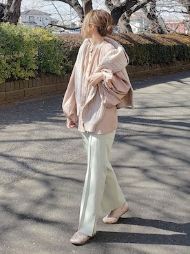 &りっちさん（レディース・154cm）の春コーディネート