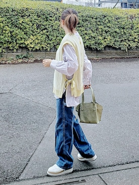 「classicalelf（クラシカルエルフ）のアイテム（シューズ）」を使った、&りっちさん（レディース・154cm）の冬コーディネート