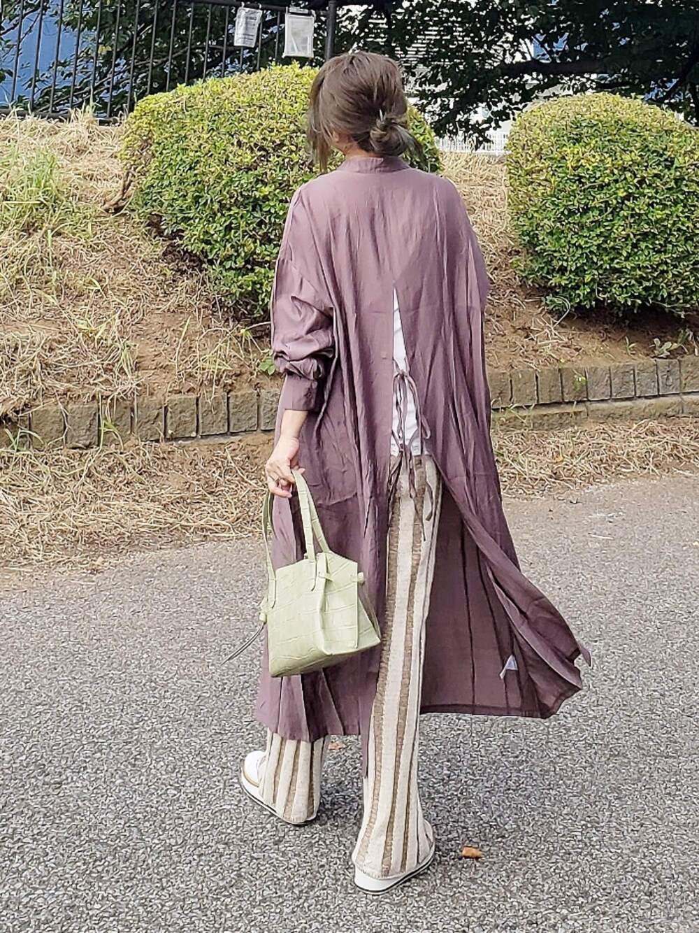 6（ロク）の「＜6(ROKU)＞STRIPE KNIT PANTS/パンツ（その他