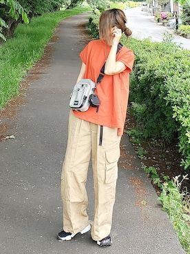 「NIKE（ナイキ）の【Nike】 Wmns Air Rift Breeze 848386-001/100（スニーカー）」を使った、&りっちさん（レディース・154cm）の春コーディネート
