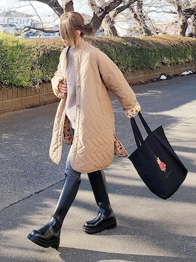 &りっちさん（レディース・154cm）の冬コーディネート