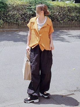 「AS KNOW AS plus」｜&りっちさん（レディース・154cm）の夏コーディネート