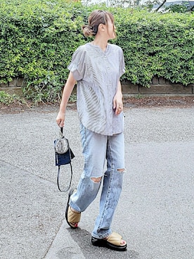 &りっちさん（レディース・154cm）の夏コーディネート