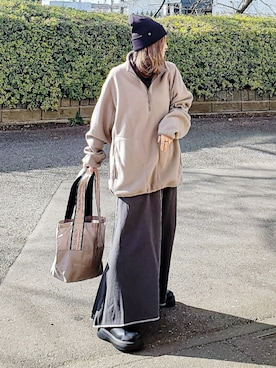 &りっちさん（レディース・154cm）の冬コーディネート