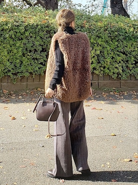 &りっちさん（レディース・154cm）の冬コーディネート