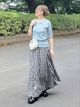 &りっちさん（レディース・154cm）の夏コーディネート