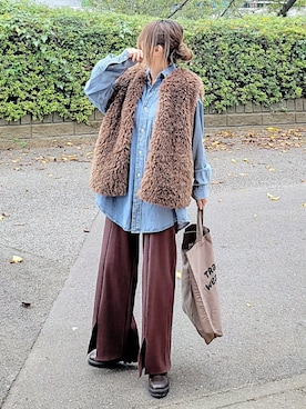 &りっちさん（レディース・154cm）の秋コーディネート