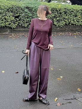 &りっちさん（レディース・154cm）の秋コーディネート