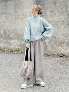 &りっちさん（レディース・154cm）の冬コーディネート