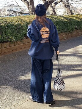 &りっちさん（レディース・154cm）の冬コーディネート