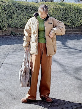 &りっちさん（レディース・154cm）の冬コーディネート