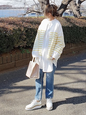 「ボーター」｜&りっちさん（レディース・154cm）の冬コーディネート