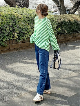 &りっちさん(レディース・154cm)の春コーディネート