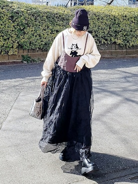 &りっちさん（レディース・154cm）の春コーディネート