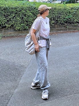 「ikka（イッカ）のアイテム」を使った、&りっちさん（レディース・154cm）の夏コーディネート