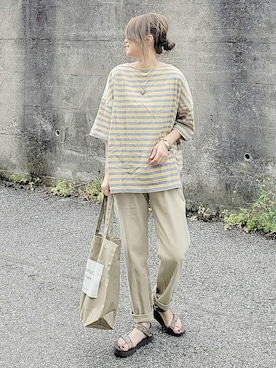 &りっちさん（レディース・154cm）の夏コーディネート