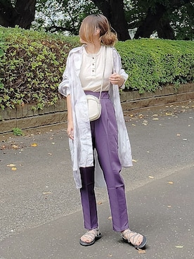 &りっちさん（レディース・154cm）の夏コーディネート