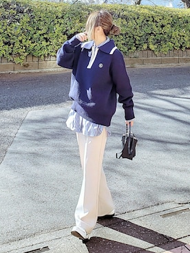 「MONICA（モニカ）のアイテム」を使った、&りっちさん（レディース・154cm）の冬コーディネート