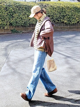 &りっちさん(レディース・154cm)の春コーディネート