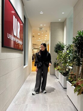 「URBAN RESEARCH（アーバンリサーチ）のアイテム（ブルゾン）」を使った、yumiさん（レディース・150cm）の春コーディネート