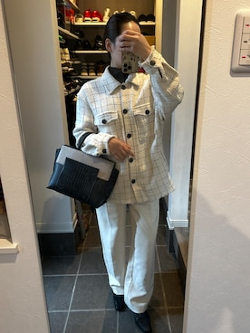 「アイテム（パンプス）」を使った、ここなっつさん（レディース・163cm）の冬コーディネート