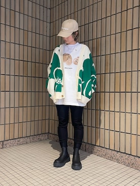 「L.H.P（エルエイチピー）のアイテム（アクセサリー）」を使った、HARU.さん（レディース・157cm）の冬コーディネート