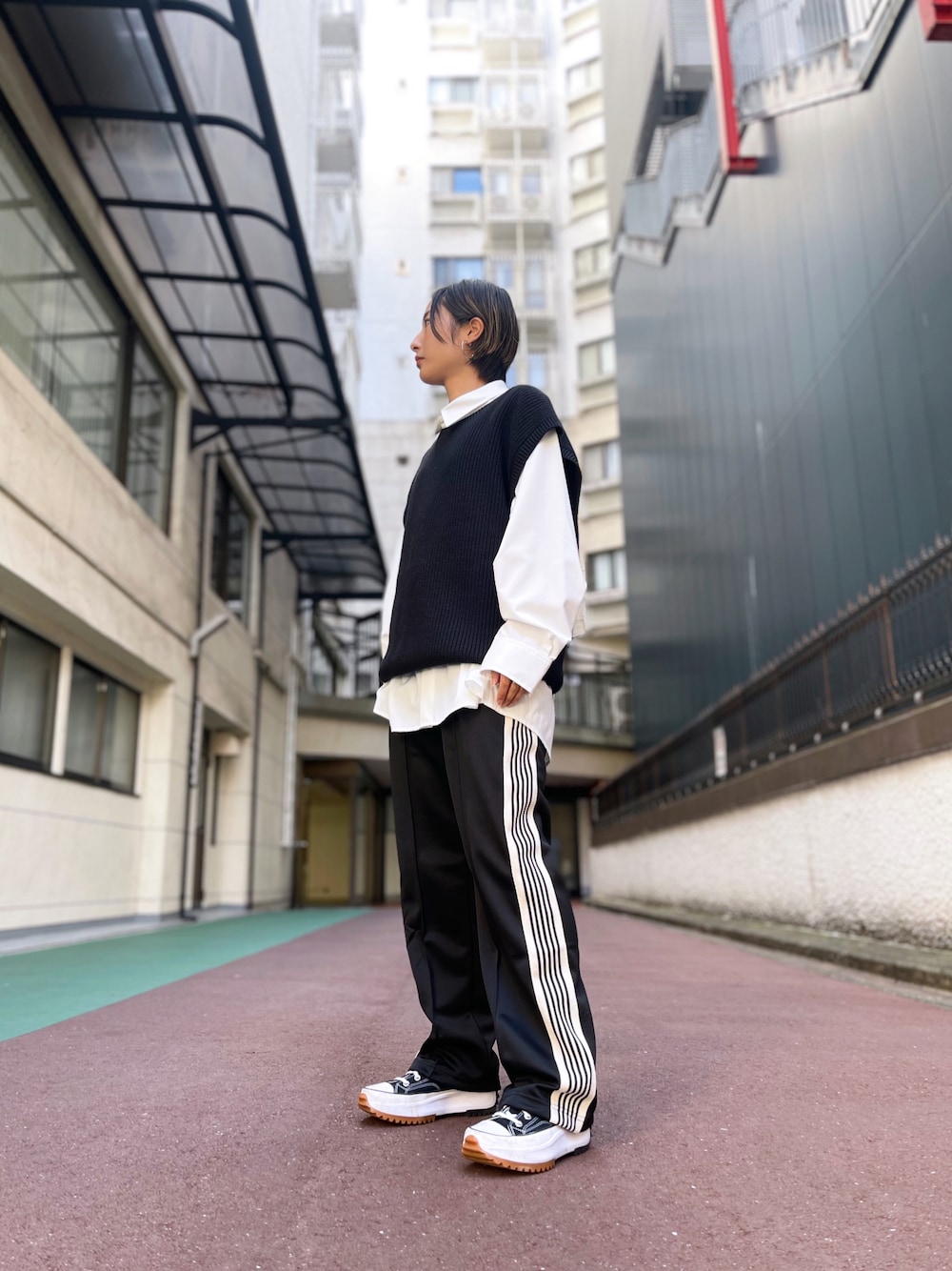 ベスト ジレ WHITELAND/ホワイトランド/RIB VEST レディース メンズ WHITELAND ベスト ジレ WHITELAND/ホワイトランド/RIB VEST