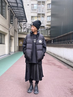 「A4A（エーフォーエー）のアイテム」を使った、HARU.さん（レディース・157cm）の秋コーディネート