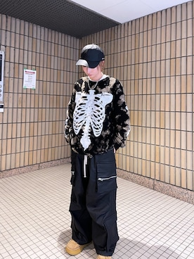 「L.H.P（エルエイチピー）のアイテム」を使った、HARU.さん（レディース・157cm）の冬コーディネート
