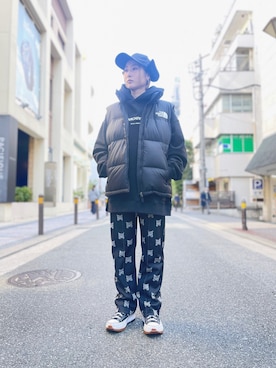 「A4A（エーフォーエー）のアイテム」を使った、HARU.さん（レディース・157cm）の秋コーディネート