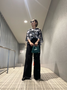 「A4A（エーフォーエー）のアイテム」を使った、HARU.さん（レディース・157cm）の春コーディネート