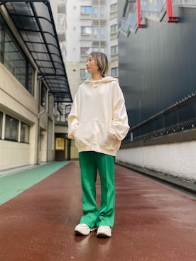 「L.H.P（エルエイチピー）のアイテム（アクセサリー）」を使った、HARU.さん（レディース・157cm）の冬コーディネート