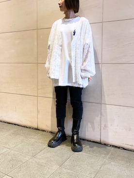 「KaneZ（ケインズ）のアイテム」を使った、HARU.さん（レディース・157cm）の春コーディネート