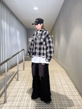 「L.H.P（エルエイチピー）のアイテム」を使った、HARU.さん（レディース・157cm）の夏コーディネート