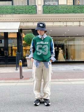 HARU.さん（レディース・157cm）の春コーディネート