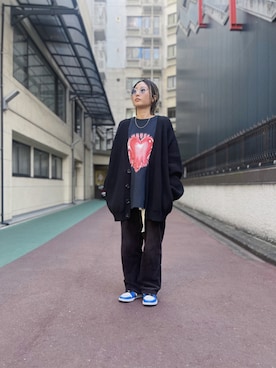 HARU.さん(レディース・157cm)の冬コーディネート