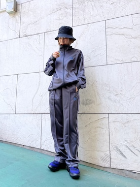 「DANKE SCHON（ダンケシェーン）のアイテム（帽子）」を使った、HARU.さん（レディース・157cm）の春コーディネート