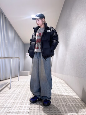 「DANKE SCHON（ダンケシェーン）のアイテム（帽子）」を使った、HARU.さん（レディース・157cm）の秋コーディネート