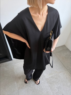 「RIM.ARK（リムアーク）のアイテム」を使った、MariNakamuraさん（レディース・158cm）の春コーディネート