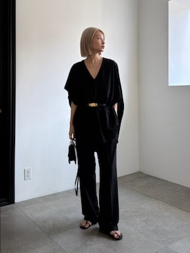 「RIM.ARK（リムアーク）のアイテム」を使った、MariNakamuraさん（レディース・158cm）の春コーディネート