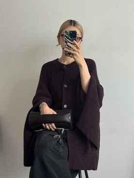 「アイテム（クラッチバッグ）」を使った、MariNakamuraさん（レディース・158cm・30代）の秋コーディネート