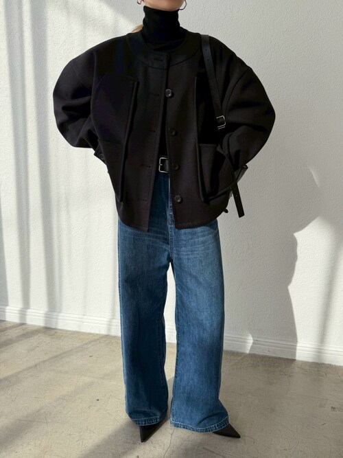 Middle straight blue denim ミドルストレートブルーデニム（デニム