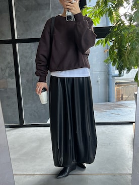 MariNakamuraさん（レディース・158cm）の冬コーディネート